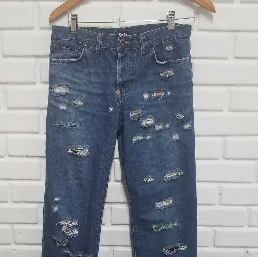 Dolce and Gabbana Distressed Jeans 30 - Picture 8 of 8